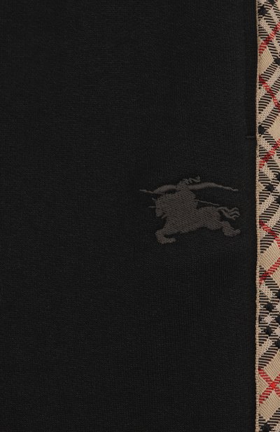 Хлопковые джоггеры BURBERRY, арт. 8108051, фото 3