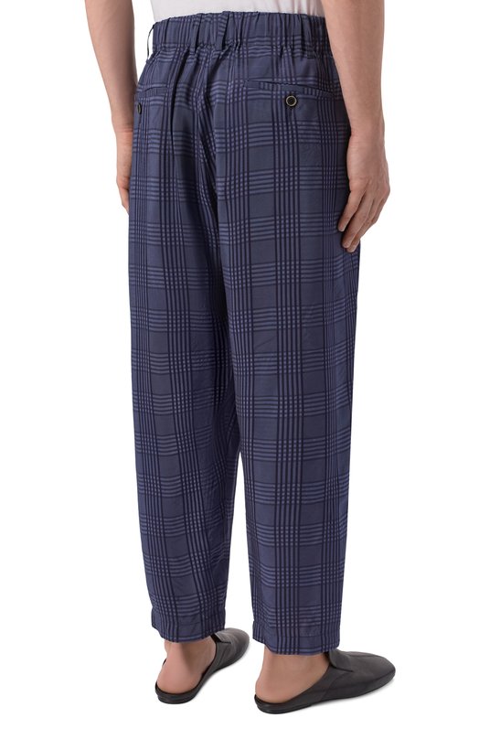 Брюки из вискозы Uma Wang UM3510 Синий  UM3510 Фото 4