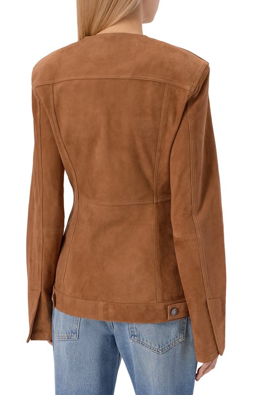 Замшевая куртка Haikure HEW09117PL005TP/TEMPLE SUEDE Коричневый  HEW09117PL005TP/TEMPLE SUEDE Фото 4