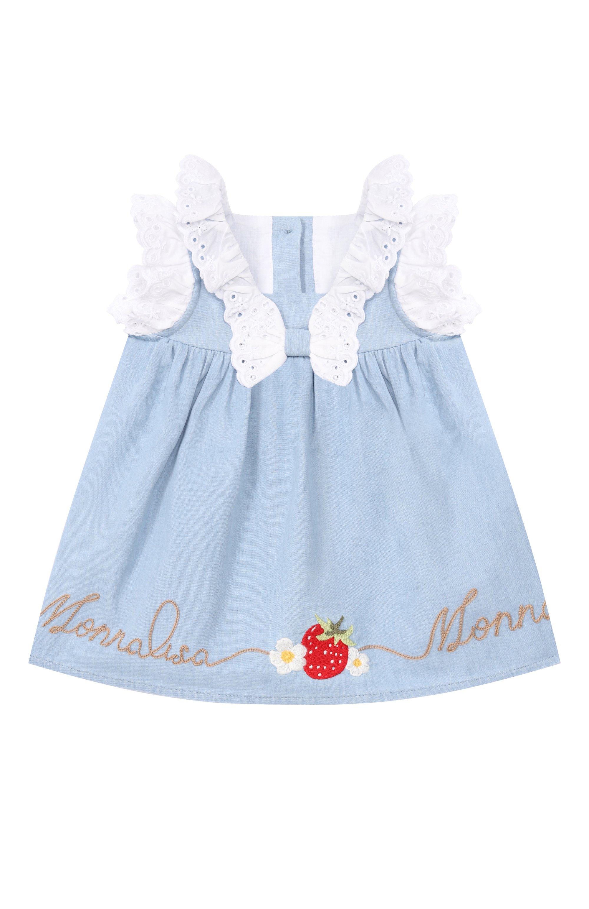 Комплект из платья и шорт MONNALISA, арт. 35G515, фото 2