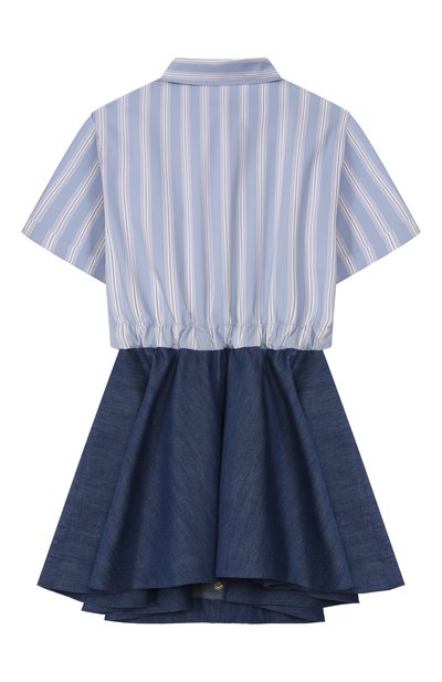 Платье из лиоцелла и хлопка BALMAIN, арт. BY1C71