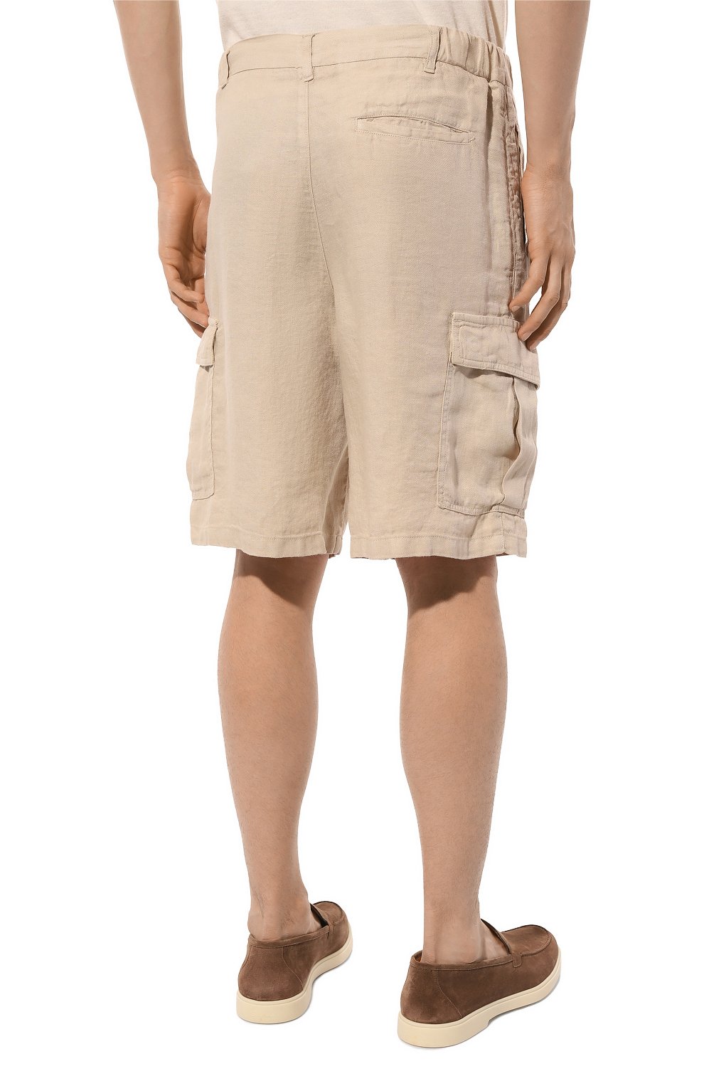 Льняные шорты 120% LINO, арт. 31ALIM29D4/000D943/000, фото 4