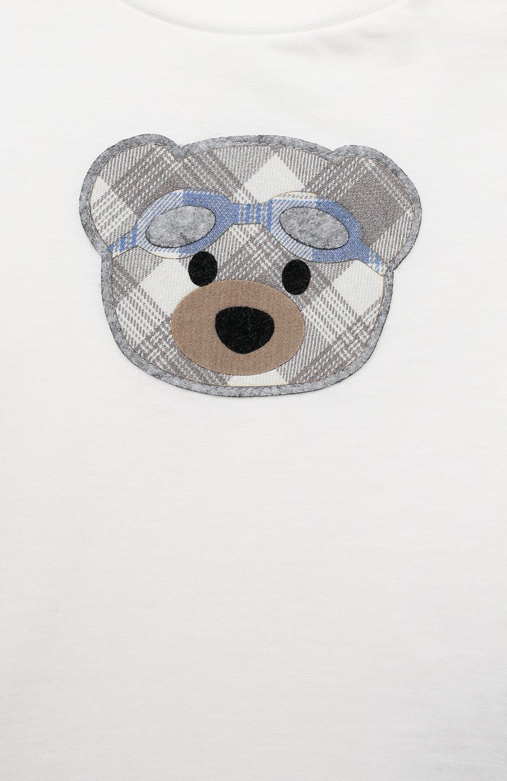 Хлопковый лонгслив MONNALISA, арт. 28B604, фото 3