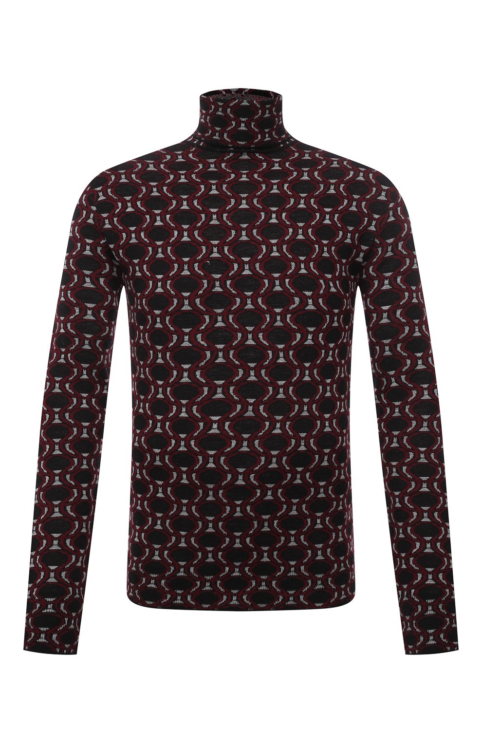 Шерстяная водолазка PRADA бордового цвета по цене 135000 руб., арт. UMR500-1ZOG-F0BD9-212, фото 1 Шерстяная водолазка PRADA, арт. UMR500-1ZOG-F0BD9-212, фото 1