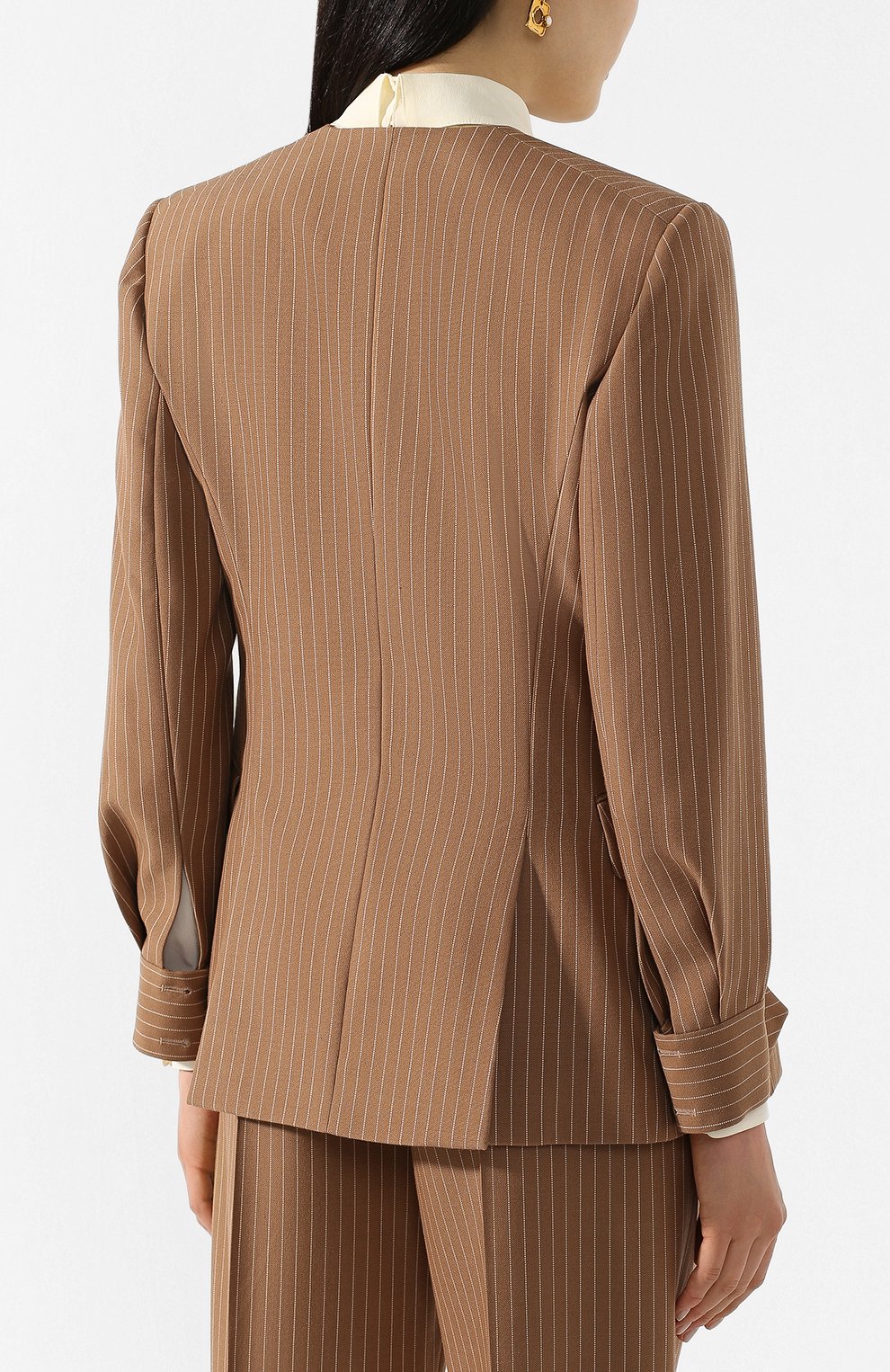 Шерстяной жакет CHLOÉ, арт. CHC20UVE12063, фото 4