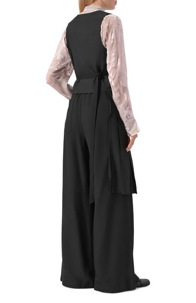 Хлопковый жилет ANN DEMEULEMEESTER, арт. B0013555/FA718, фото 4