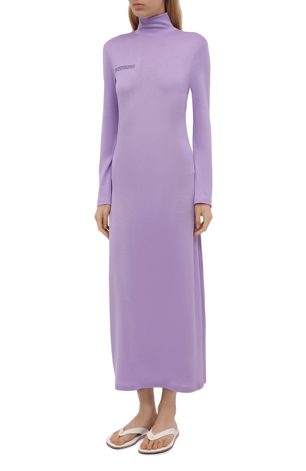 Платье PANGAIA сиреневого цвета по цене 31800 руб., арт. DRF0008-012-JRSH01, фото 3 Платье PANGAIA, арт. DRF0008-012-JRSH01, фото 3