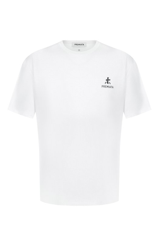 Хлопковая футболка Premiata PA1028/JERSEY Белый PA1028/JERSEY