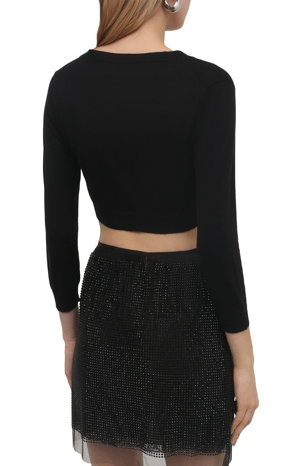 Кардиган из кашемира и шелка PRADA, арт. P25I66-10AJ-F0002-221, фото 4