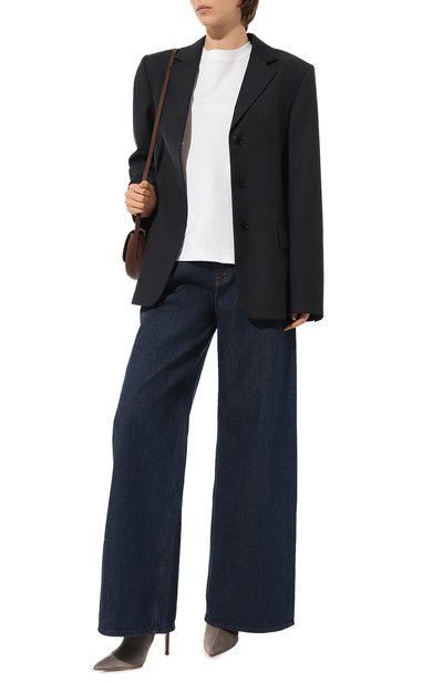 Замшевые ботильоны GIANVITO ROSSI, арт. G73053.15RIC.SUEGREY, фото 2