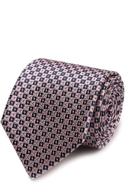 Мужской шелковый галс тук с узором ZEGNA, арт. Z9D451L8