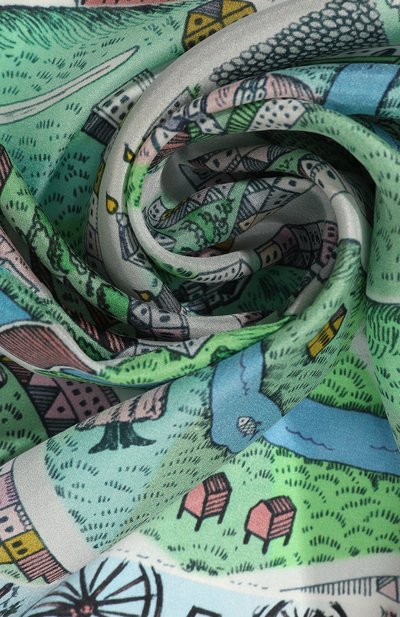 Шелковый платок суздаль GOURJI, арт. 91158537/449161172, фото 4