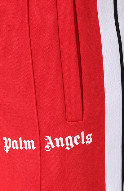 Брюки с лампасами PALM ANGELS красного цвета по цене 36050 руб., арт. PMCA007S193840012001, фото 5 Брюки с лампасами PALM ANGELS, арт. PMCA007S193840012001, фото 5