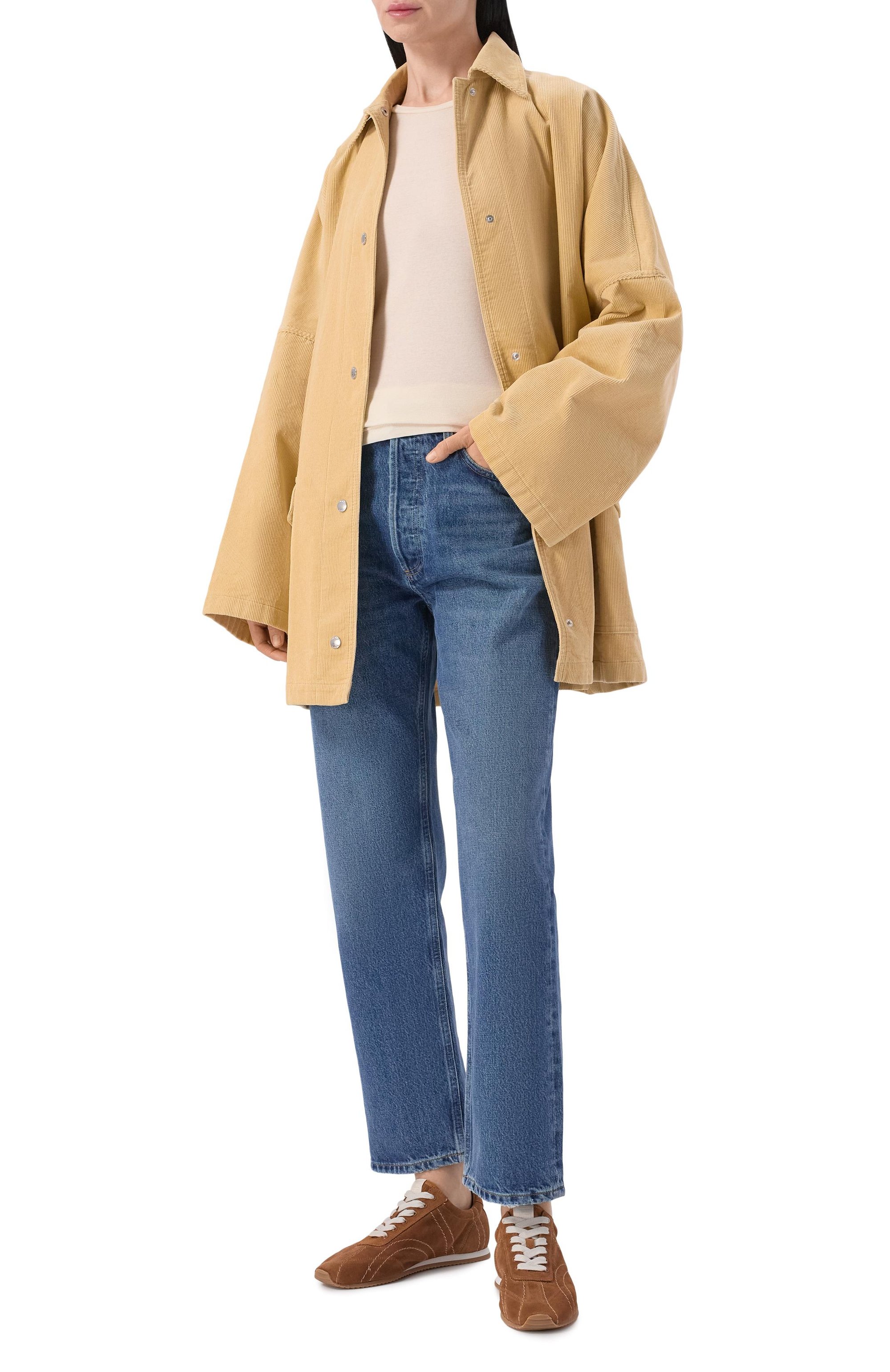 Замшевые кроссовки TOTEME, арт. 262-WAS0324-LE0027, фото 3