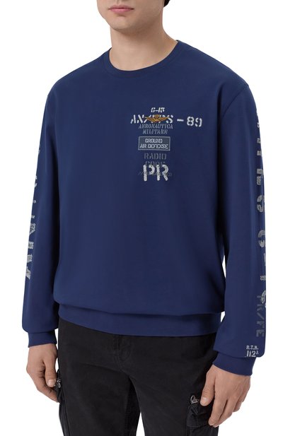 Хлопковый свитшот AERONAUTICA MILITARE, арт. FE2099UJ00725, фото 3