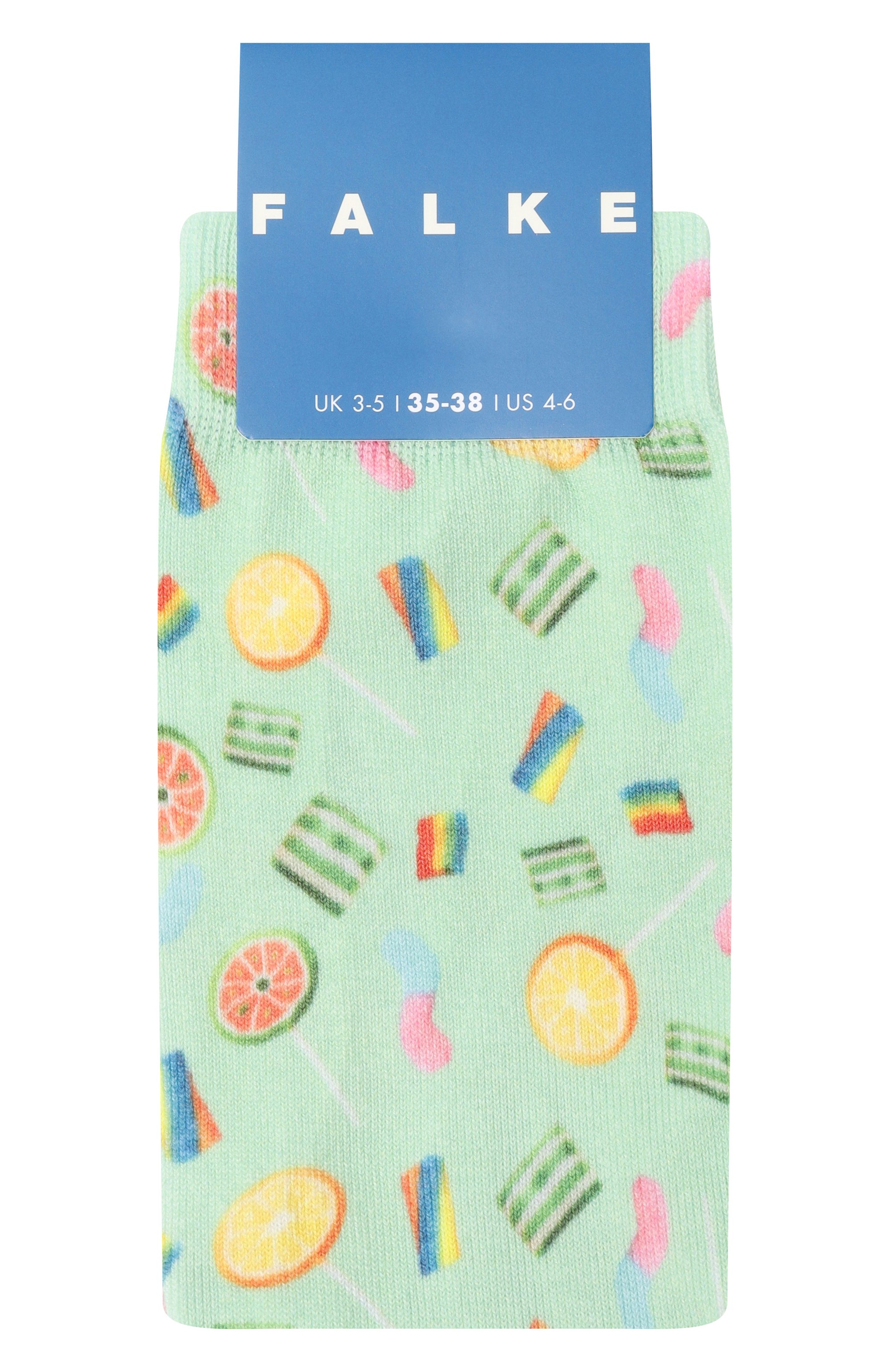 Хлопковые носки FALKE светло-зеленого цвета по цене 2100 руб., арт. 10503, фото 1 Хлопковые носки FALKE, арт. 10503, фото 1