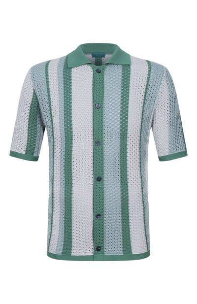 Мужская рубашка из шелка и хлопка MVST, арт. M26.2PM.K144/Y207