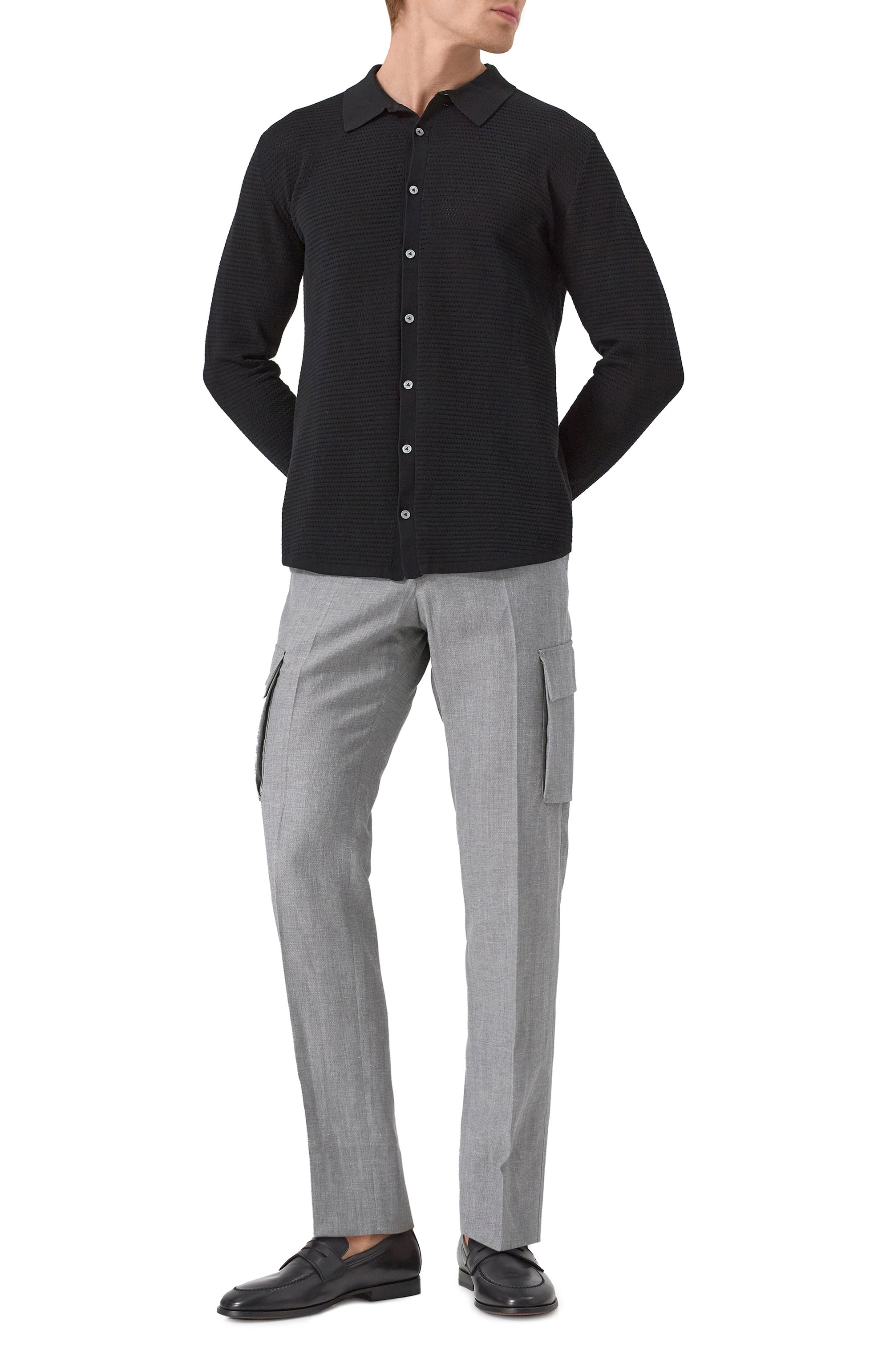 Кожаные пенни-лоферы PANTANETTI, арт. 18572D, фото 2