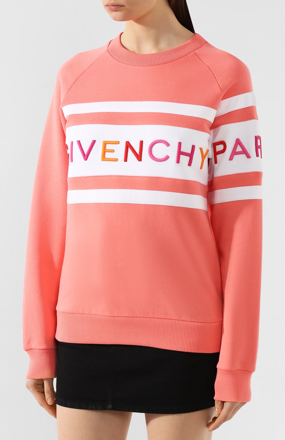 Хлопковый свитшот GIVENCHY, арт. BW70633Z1X, фото 3