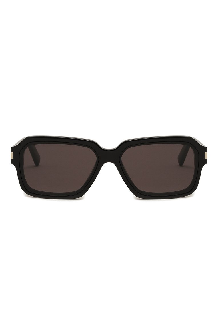 Женские солнцезащитные очки SAINT LAURENT черного цвета, арт. SL 611 001 | Фото 4 (Нос: Не проставлено; Региональные ограничения белый список (Axapta Mercury): Не проставлено; Материал: Пластик; Тип очков: С/з; Кросс-КТ: С/з-унисекс; Очки форма: Прямоугольные; Оптика Гендер: оптика-унисекс)
