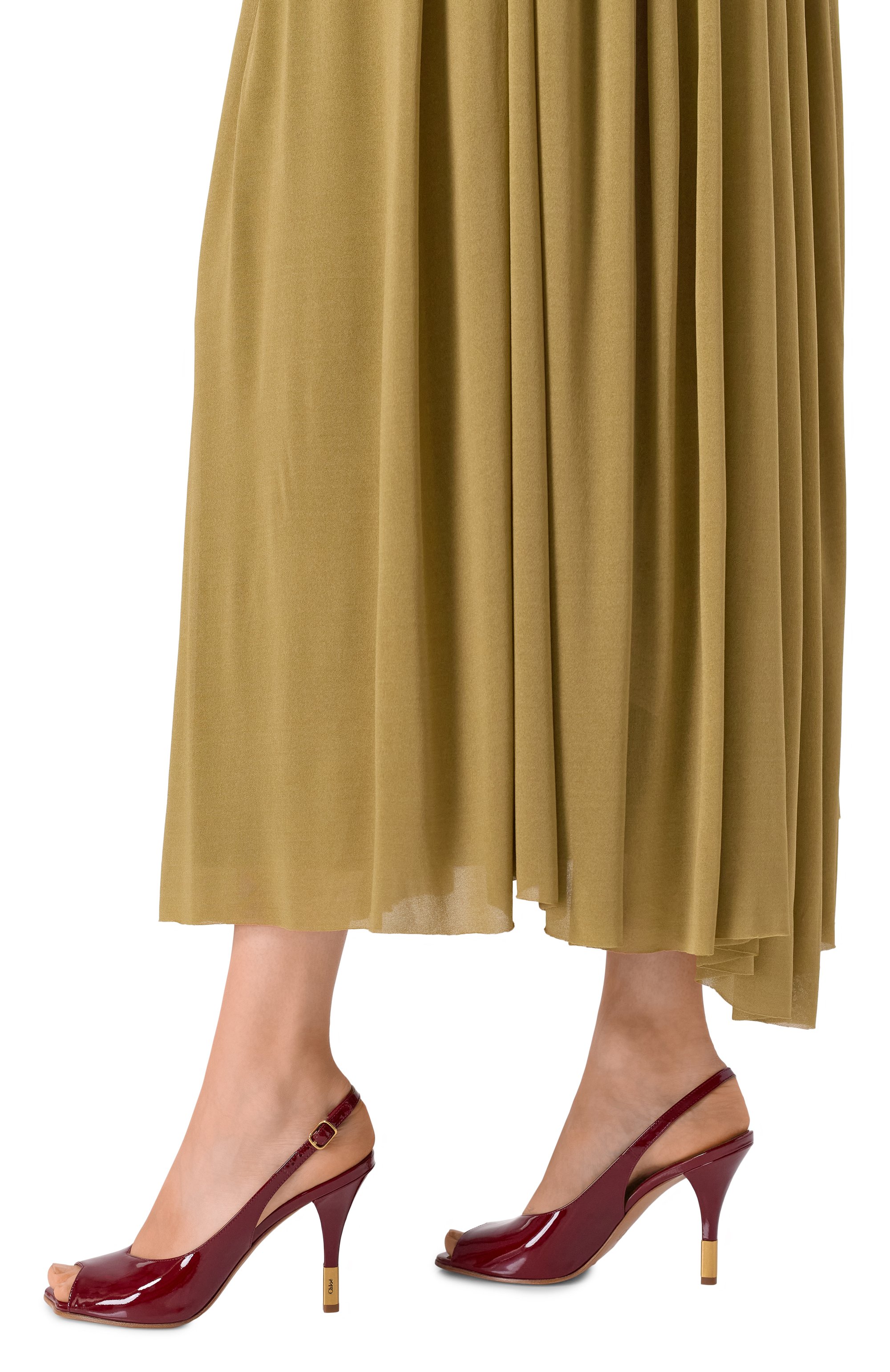 Лакированные туфли flower 95 CHLOÉ, арт. CHC25U090SG, фото 3