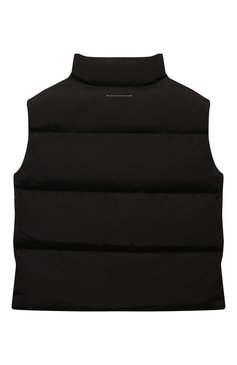 Детский утепленный жилет MM6 черного цвета, арт. M60621/MM001 | Фото 2 (Материал сплава: Проставлено; Материал внешний: Синтетический материал; Материал подклада: Синтетический материал; Драгоценные камни: Проставлено; Девочки Кросс-КТ: Верхняя одежда; Рукава: Без рукавов; Кросс-КТ: Демисезон; Ростовка одежда: 6 лет | 116 см, 10 - 11 лет | 140 - 146см, 13 - 15 лет | 158 см, 16 лет | 164 см, 8 лет | 128 см)