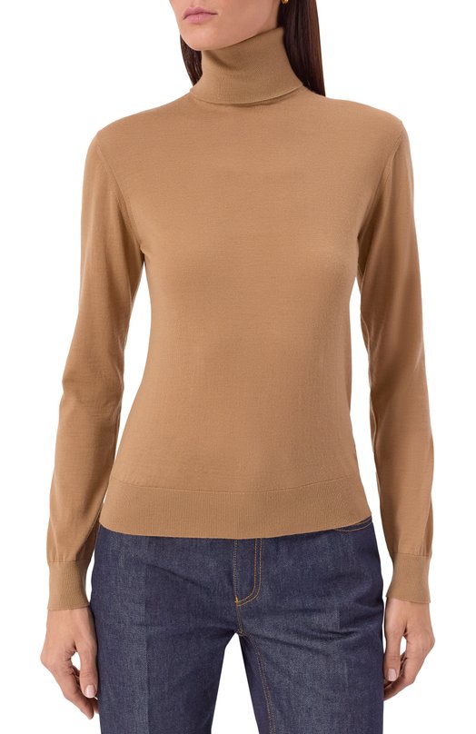 Кашемировая водолазка Dolce & Gabbana FXW42Z/JBW0P Бежевый  FXW42Z/JBW0P Фото 3