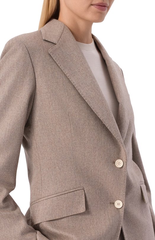 Шерстяной жакет MVST SDG200/S0731710_SET Бежевый  SDG200/S0731710_SET Фото 6