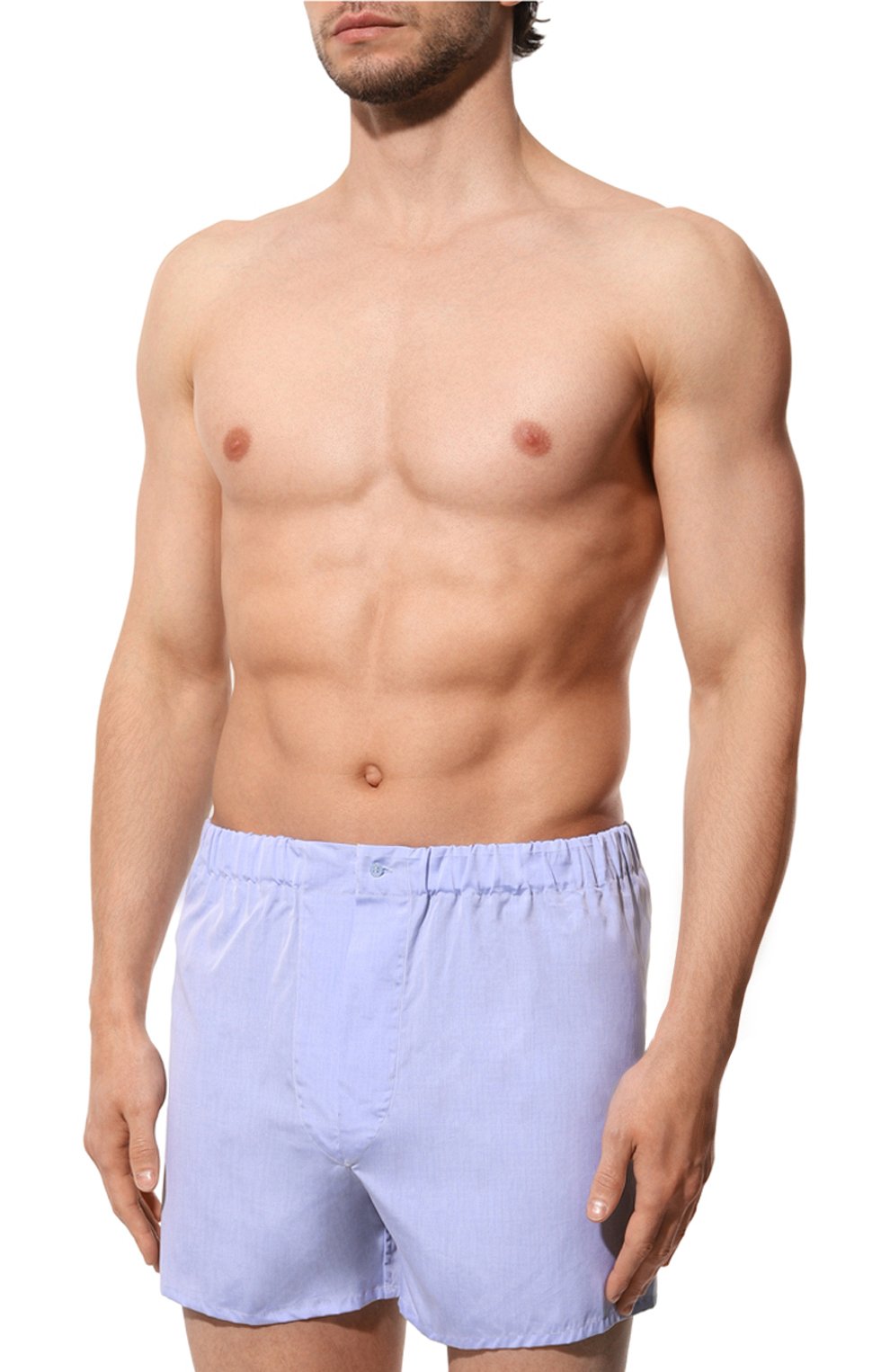 Хлопковые боксеры STEFANO RICCI голубого цвета по цене 16750 руб., арт. BX005/S2720, фото 2 Хлопковые боксеры STEFANO RICCI, арт. BX005/S2720, фото 2