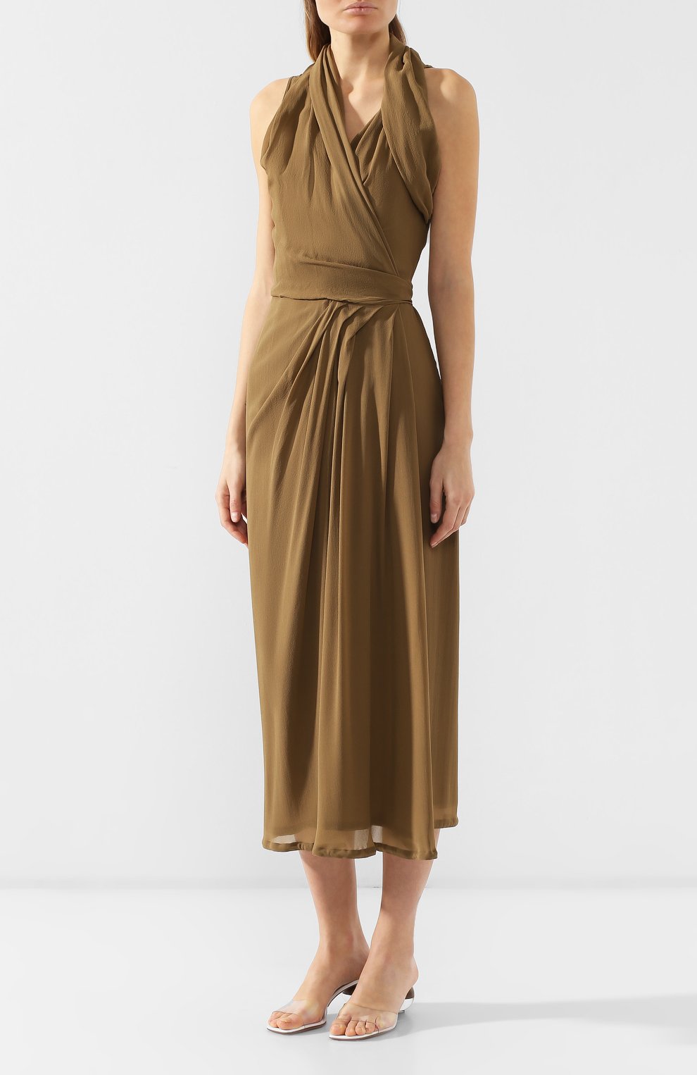 Шелковое платье RICK OWENS, арт. RP19S6527/G, фото 3