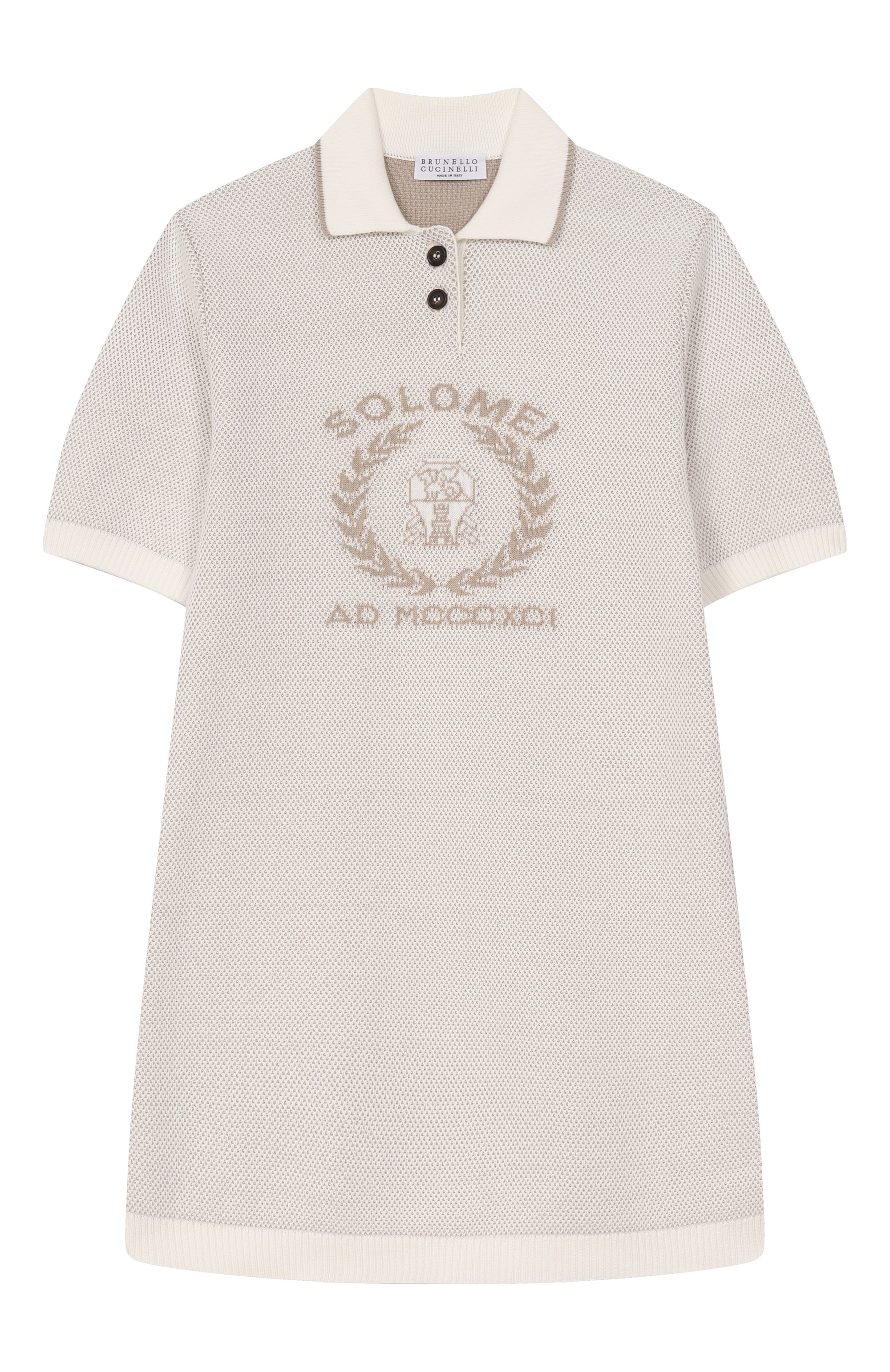 Хлопковое платье BRUNELLO CUCINELLI, арт. B19M21A95B, фото 1