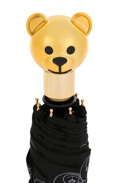 Женский складной зонт с принтом MOSCHINO черного цвета, арт. 8043-0PENCL0SE | Фото 5 (Статус проверки: Проверена категория, Проверено; Материал: Металл, Текстиль, Синтетический материал; Нос: Не проставлено)