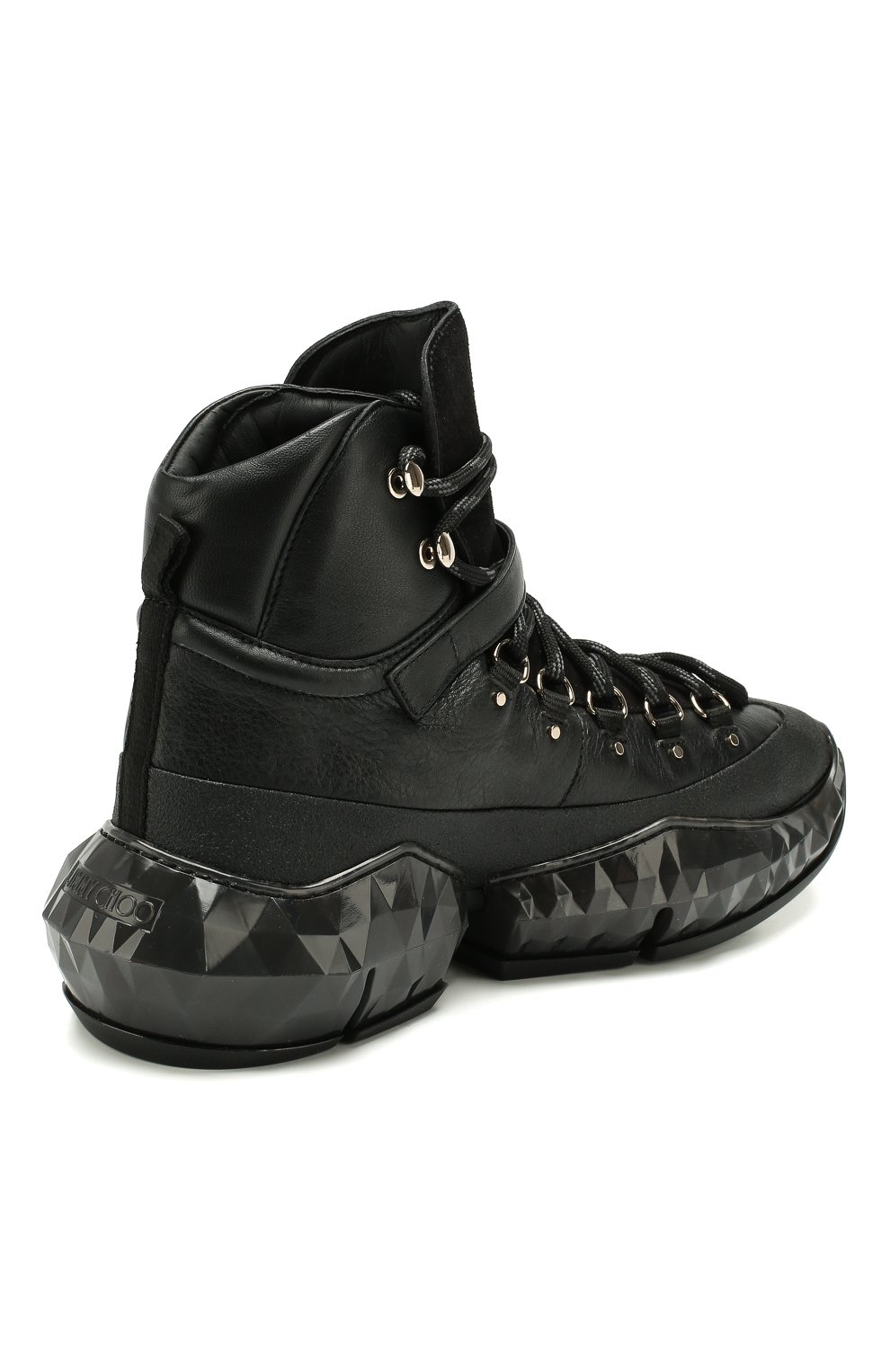 Кожаные ботинки diamond JIMMY CHOO, арт. DIAM0ND HIKE/F/0DC, фото 4