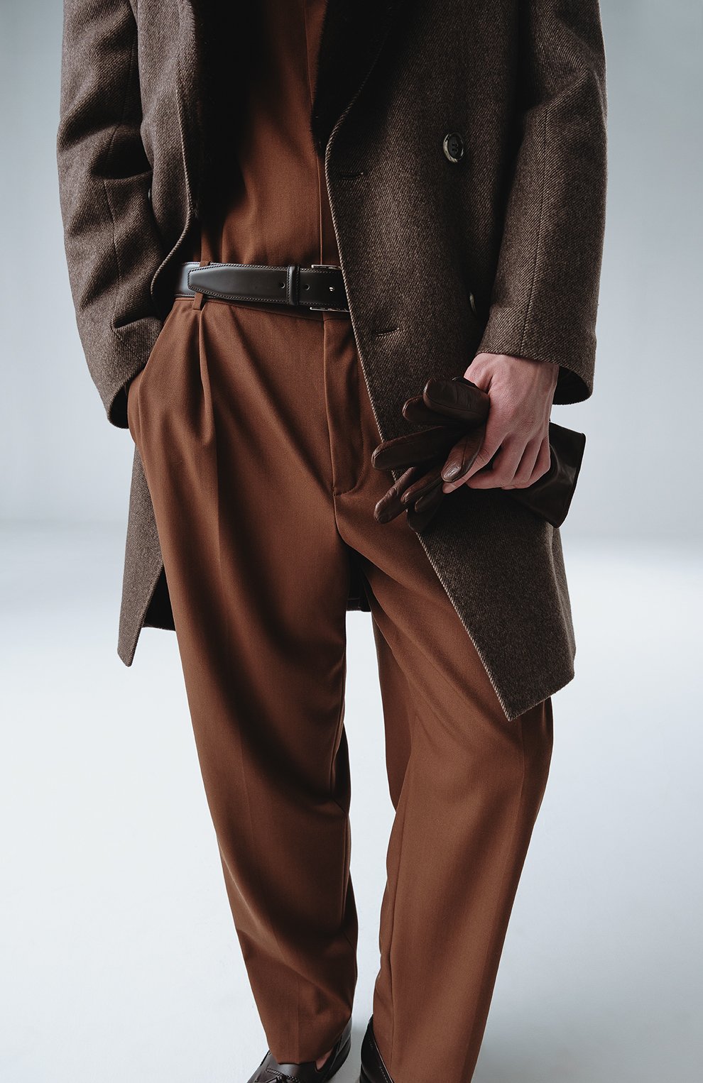 Кожаный ремень CORNELIANI, арт. 92V301-3820830, фото 5