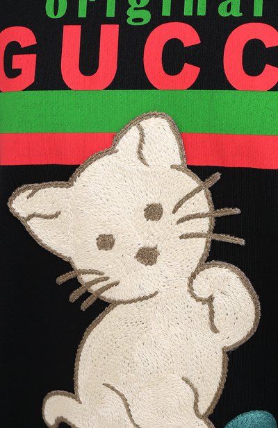 Хлопковый свитшот GUCCI, арт. 617964/XJCRU, фото 5