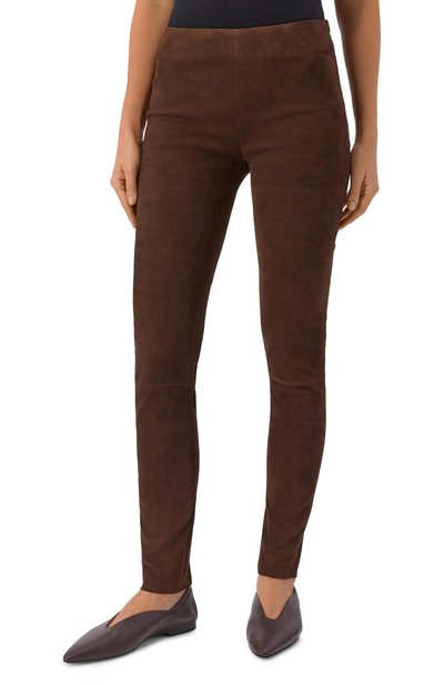 Замшевые легинсы KITON, арт. D58173K0556F01, фото 3