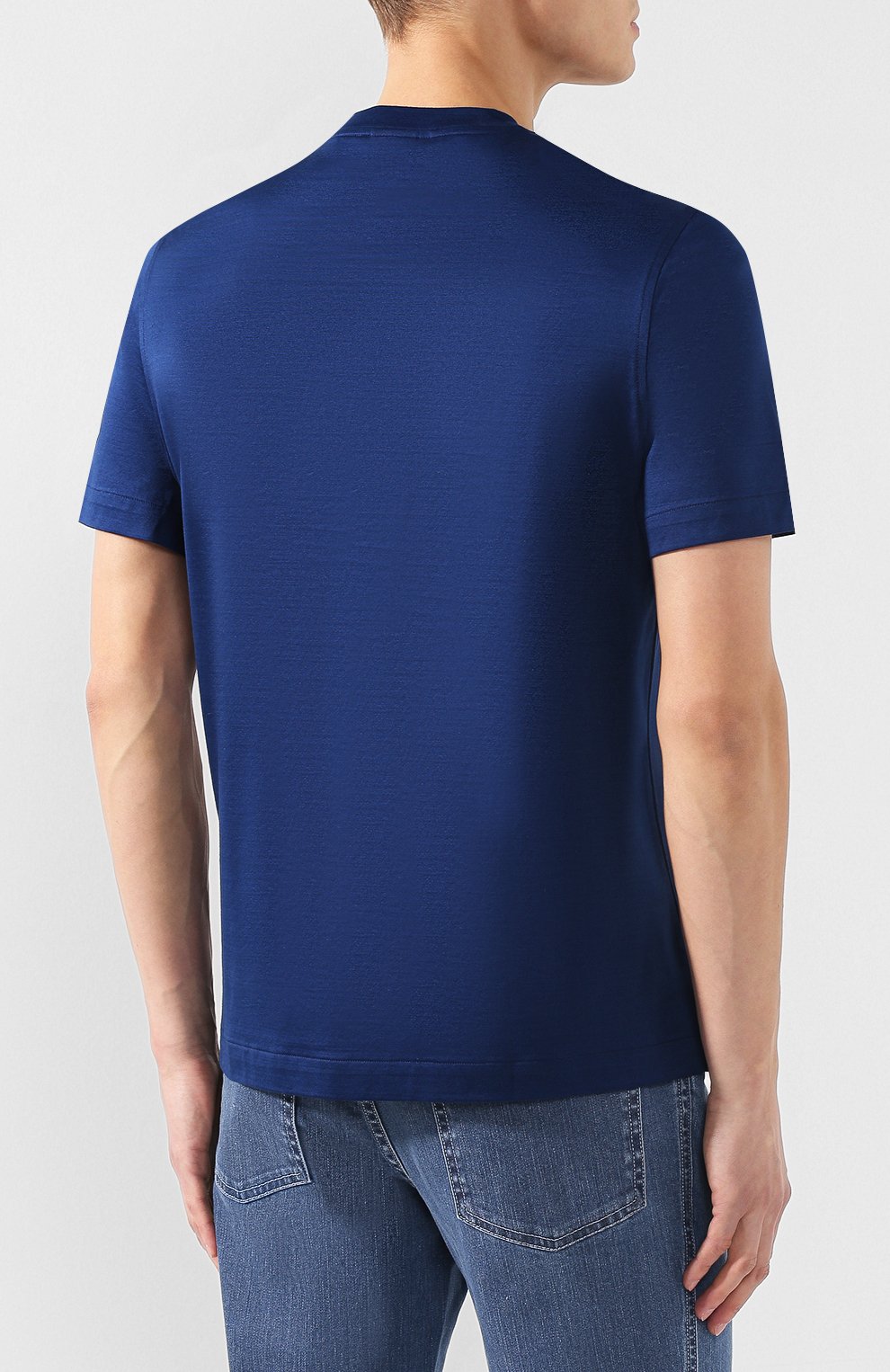 Хлопковая футболка с круглым вырезом BRIONI, арт. UJ9M0L/PZ600, фото 4