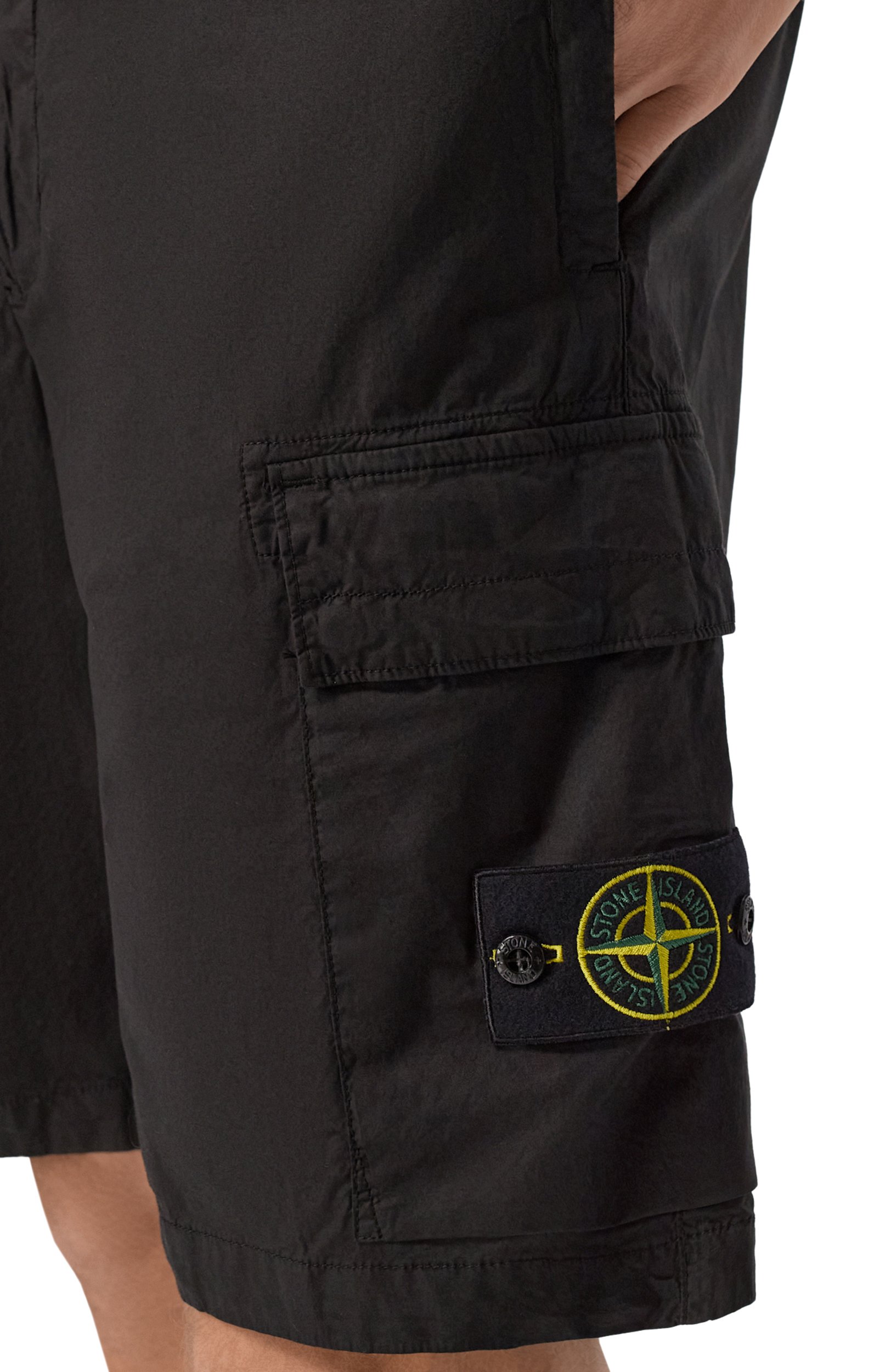 Хлопковые шорты STONE ISLAND, арт. L1S15L100020/S0003_001, фото 5