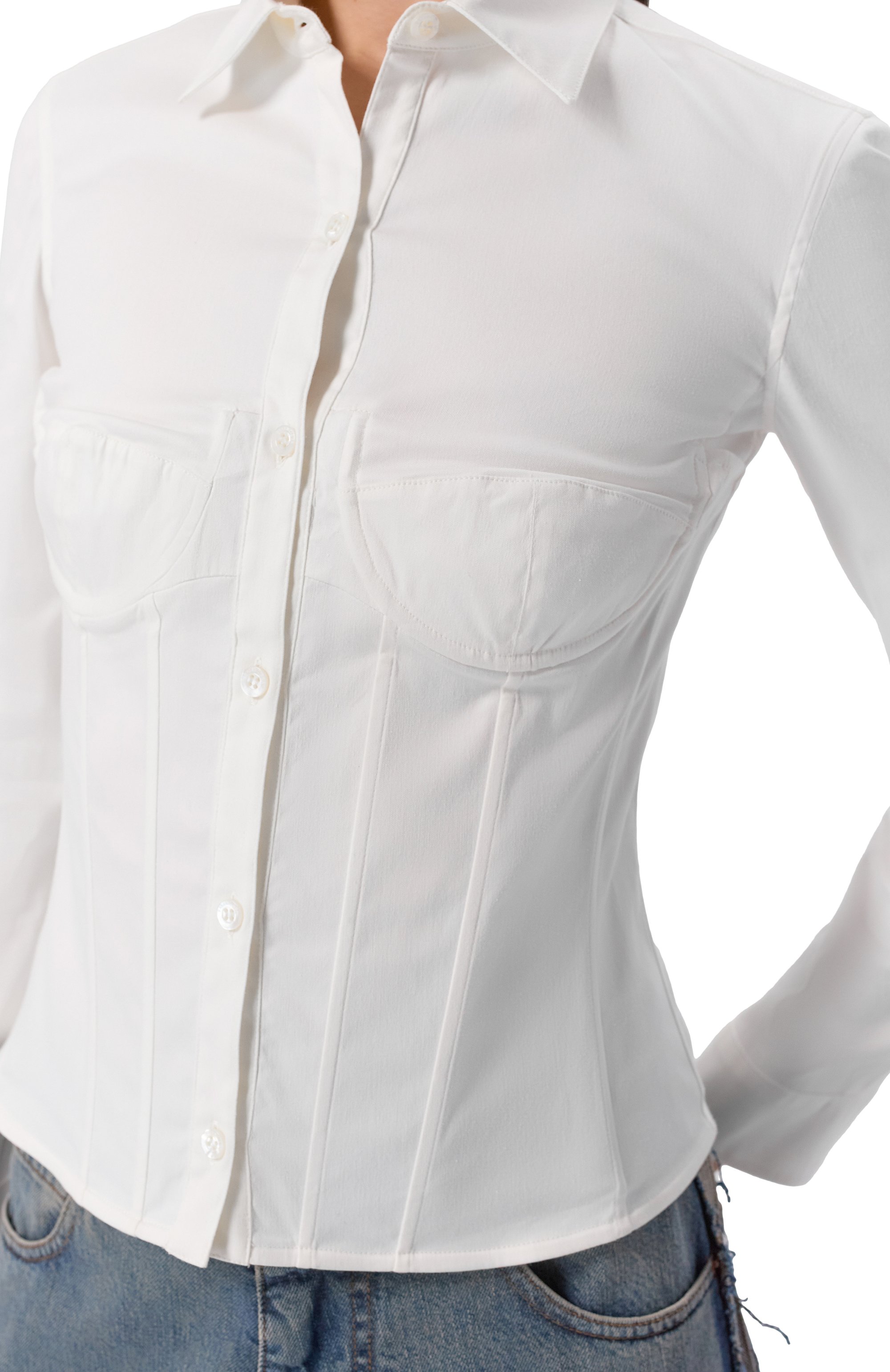 Хлопковая рубашка BALENCIAGA, арт. 850782/TSM19, фото 5