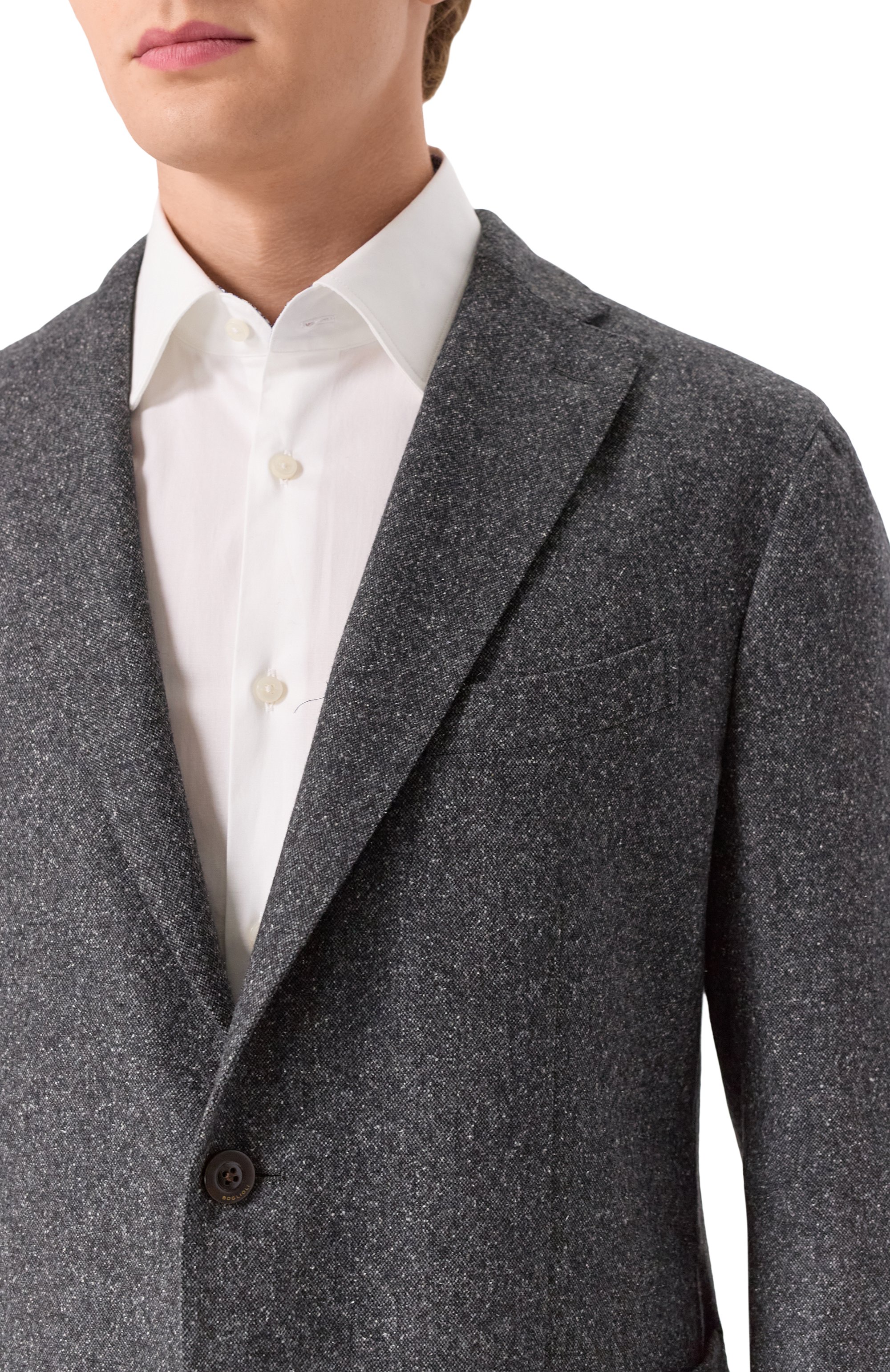 Пиджак из шерсти и шелка BOGLIOLI, арт. N1302E/FB4106, фото 6