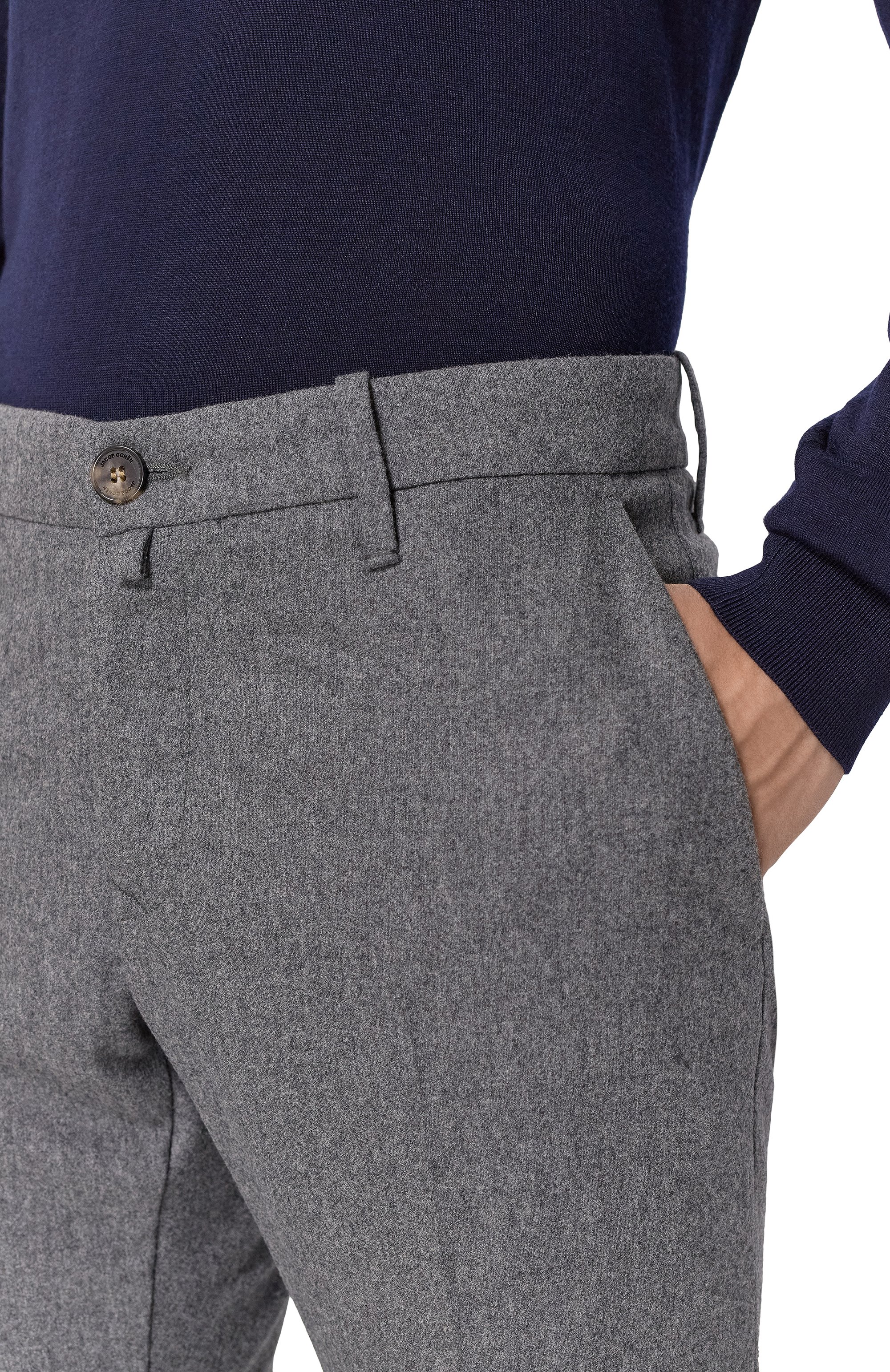 Шерстяные брюки JACOB COHEN, арт. 25I P/JUM_PT001 002 S3679 RW, фото 5