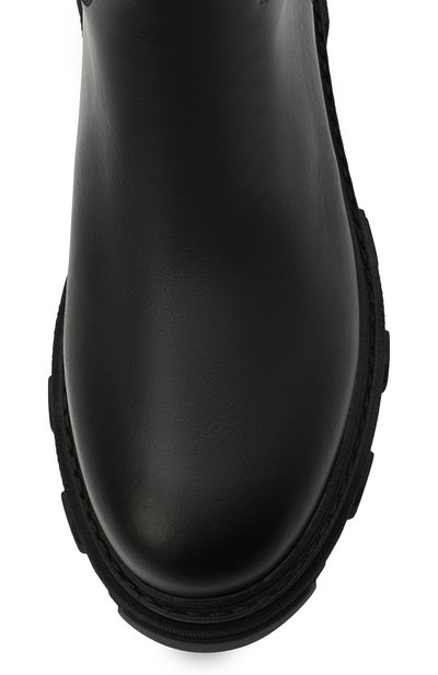 Кожаные сапоги GIA COUTURE черного цвета по цене 74800 руб., арт. PERNI-07 B 101, фото 5 Кожаные сапоги GIA COUTURE, арт. PERNI-07 B 101, фото 5