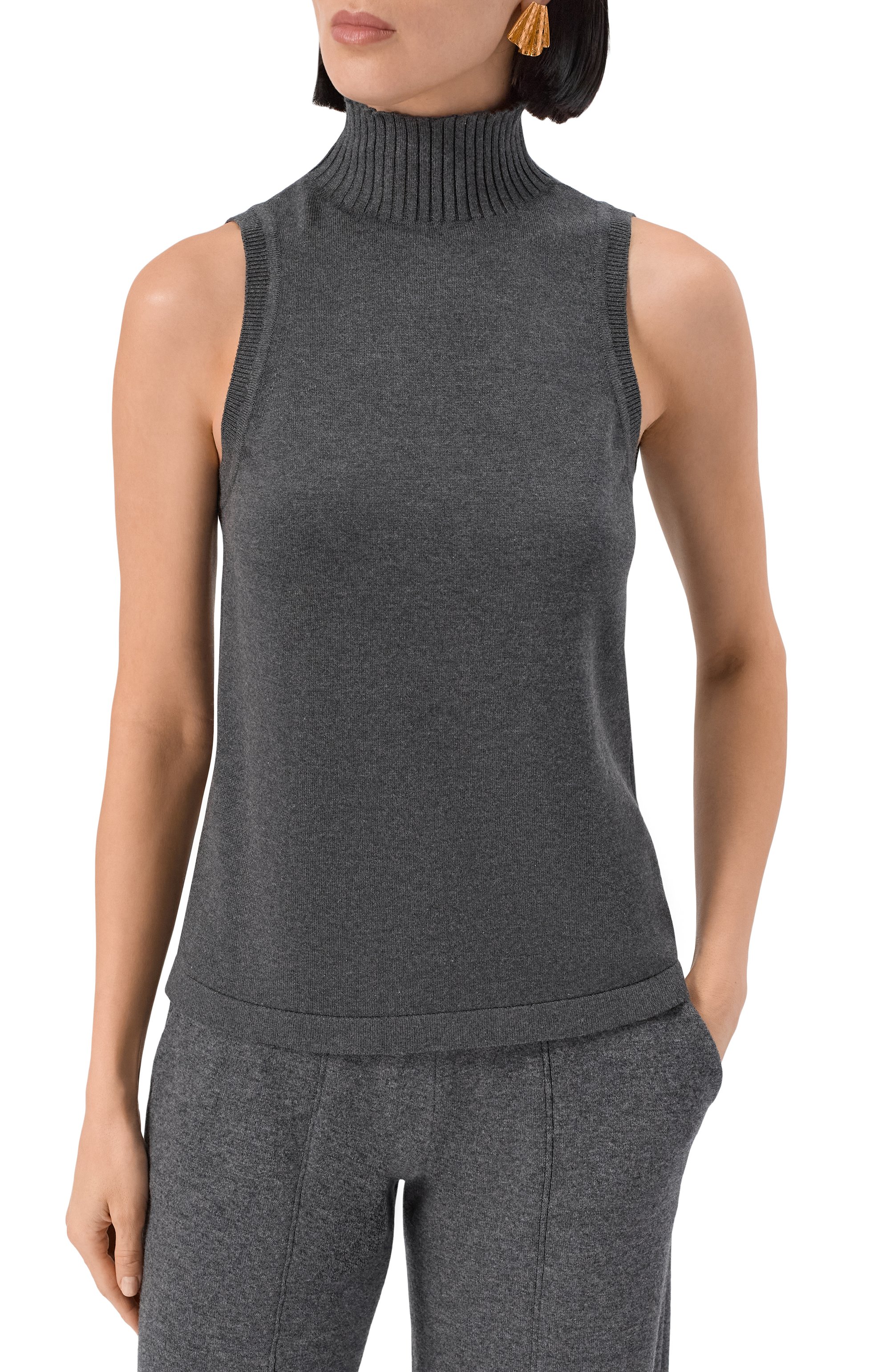 Топ из шелка и кашемира FREEAGE, арт. W26.SW034.6030.991, фото 3