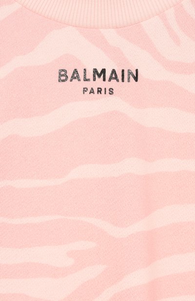 Хлопковый свитшот BALMAIN, арт. BZ4A80, фото 3
