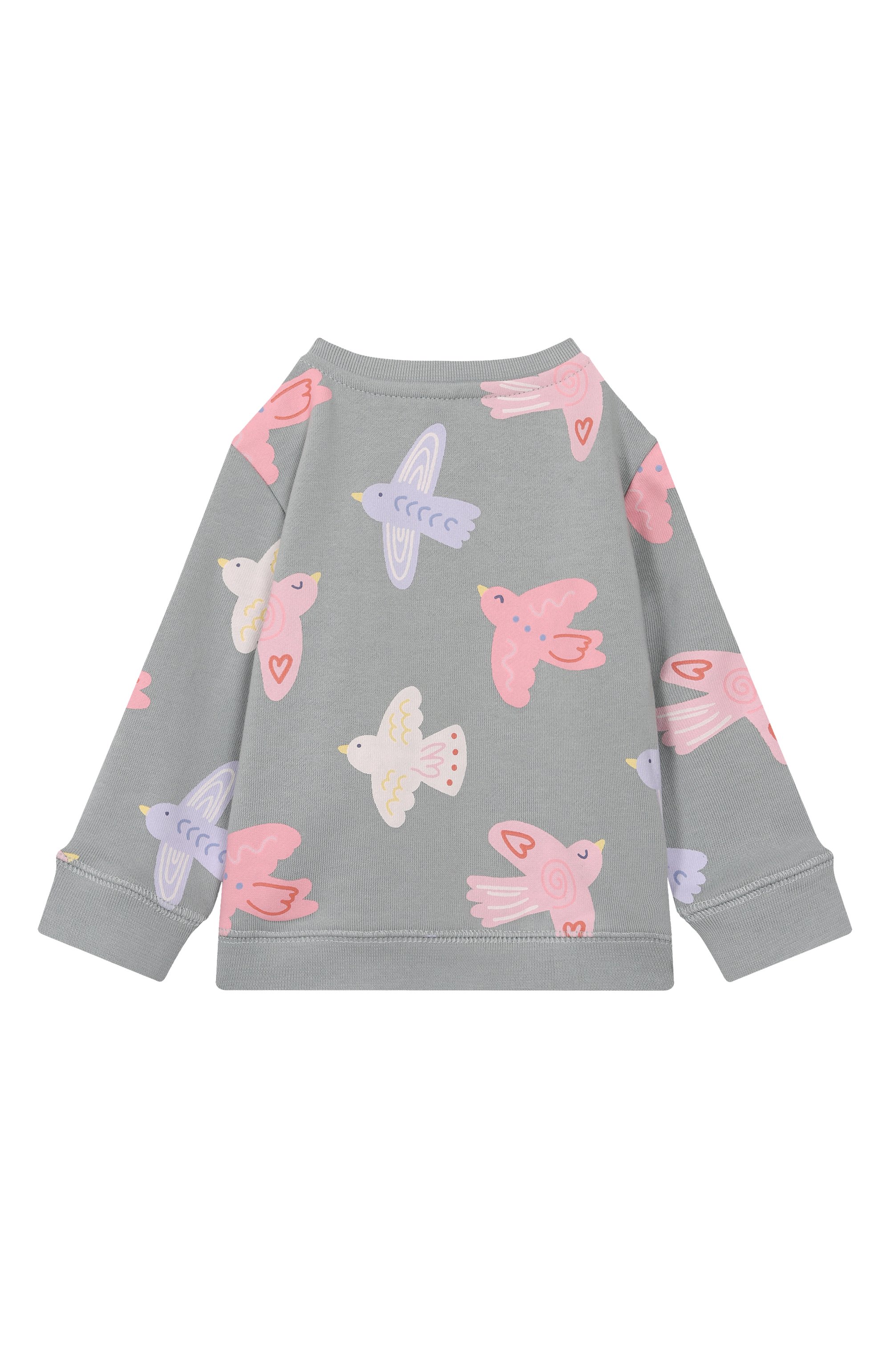 Комплект из свитшота и брюк STELLA MCCARTNEY светло-серого цвета по цене 22850 руб., арт. TX3010, фото 3 Комплект из свитшота и брюк STELLA MCCARTNEY, арт. TX3010, фото 3