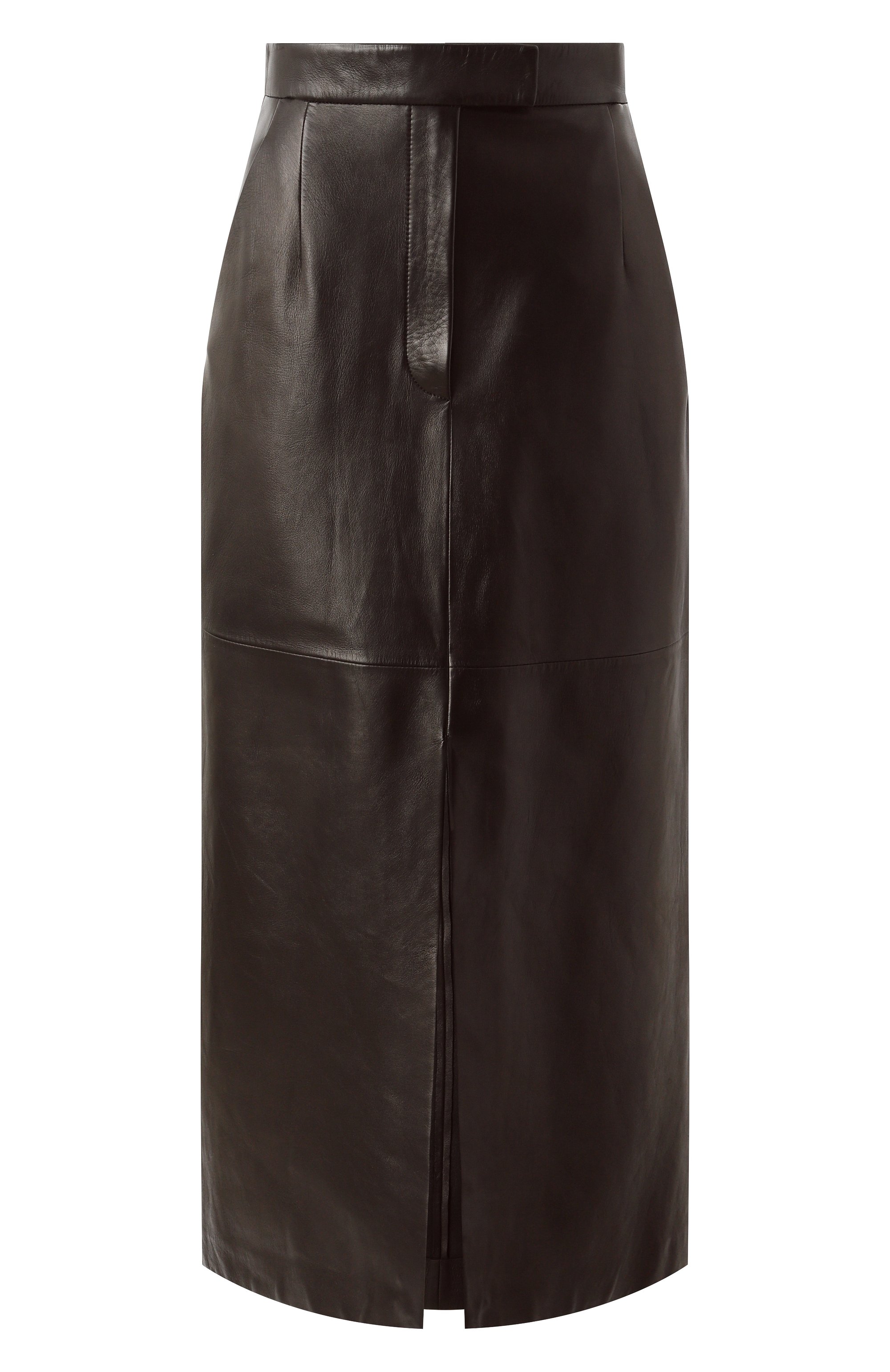 Кожаная юбка MVST черного цвета по цене 240000 руб., арт. ZBET-Y343-2/Z2759-2, фото 1 Кожаная юбка MVST, арт. ZBET-Y343-2/Z2759-2, фото 1