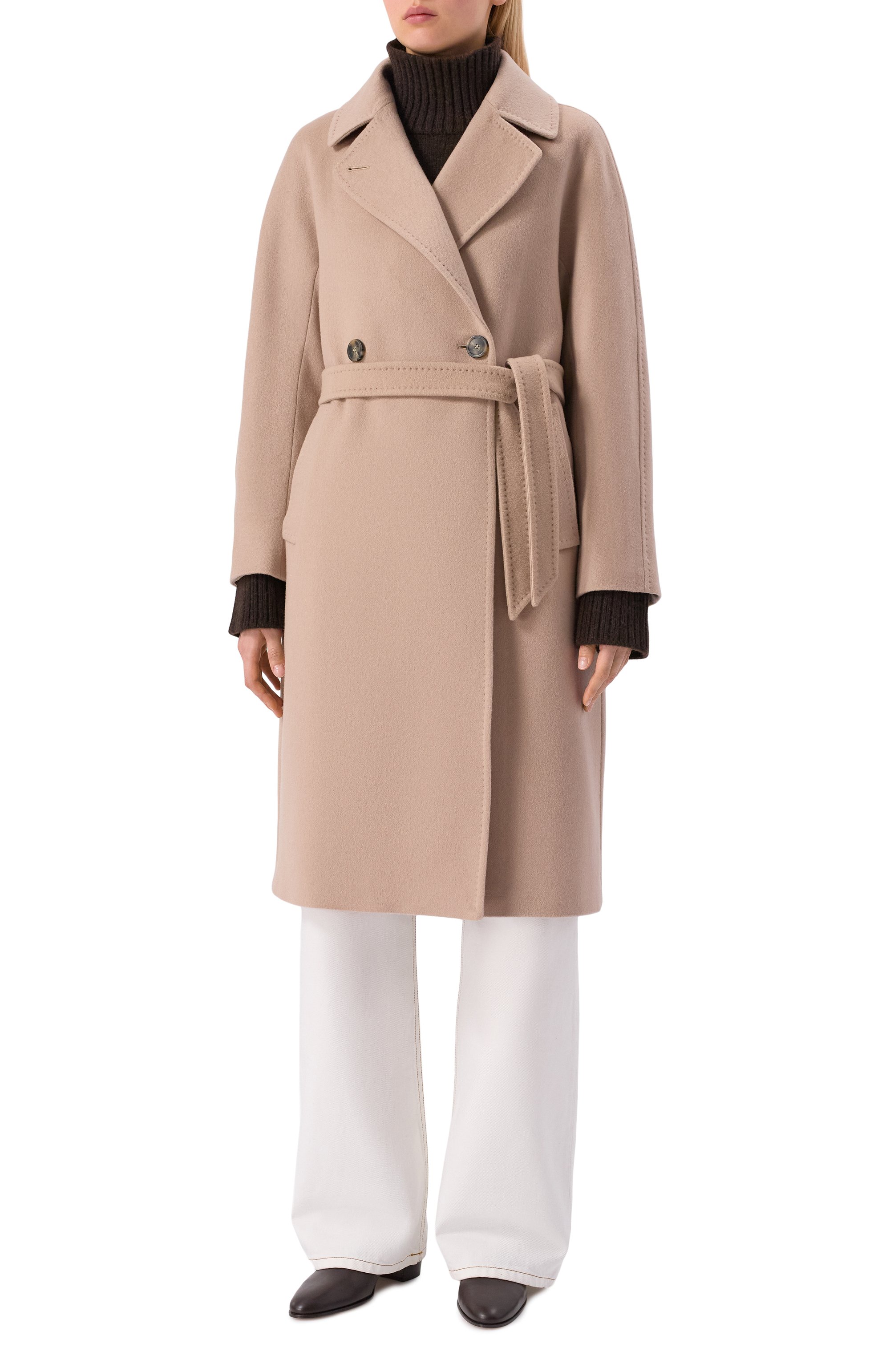 Кашемировое пальто WEEKEND MAX MARA, арт. CASCIA, фото 3