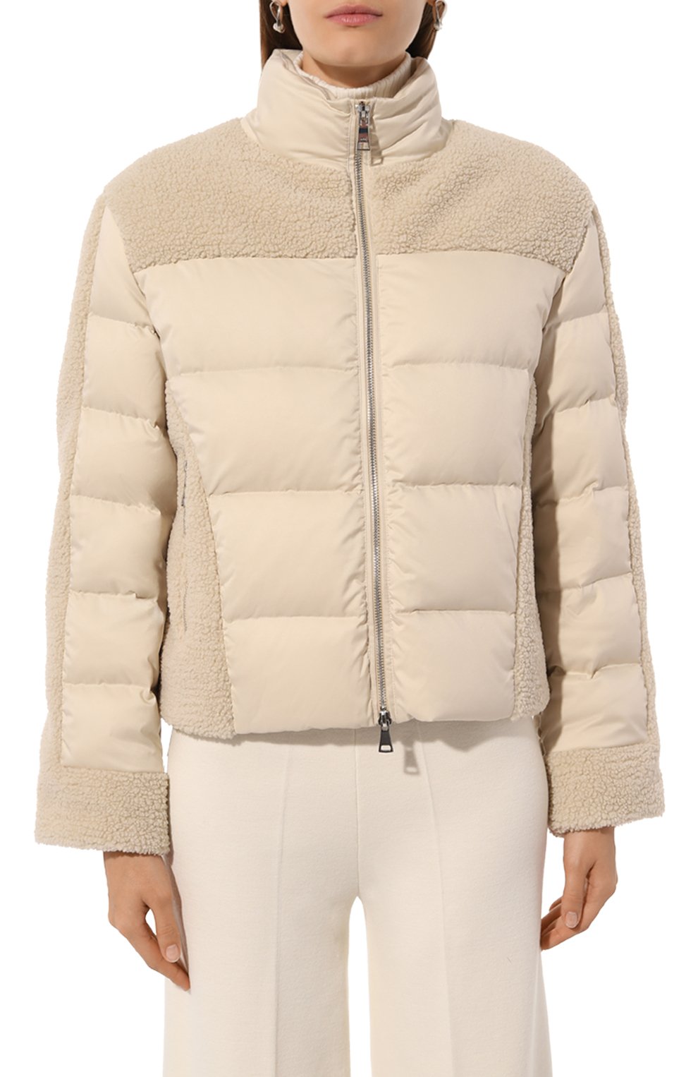 Пуховик ADD кремового цвета по цене 59950 руб., арт. 10AWC35, фото 3 Пуховик ADD, арт. 10AWC35, фото 3