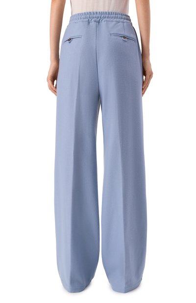 Кашемировые брюки KITON голубого цвета по цене 472500 руб., арт. D60114K0114077, фото 4 Кашемировые брюки KITON, арт. D60114K0114077, фото 4