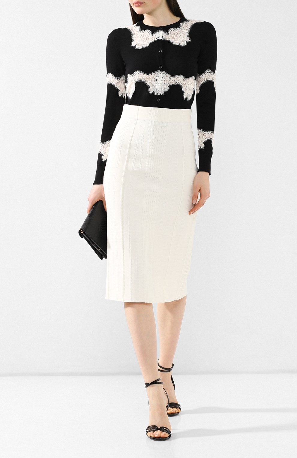 Кардиган из смеси шерсти и хлопка DOLCE & GABBANA, арт. FX359T/JAVNC, фото 2